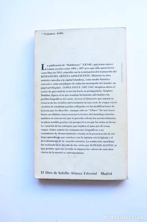 Libros de segunda mano: Retrato del artista adolescente - JOYCE, James - Foto 3