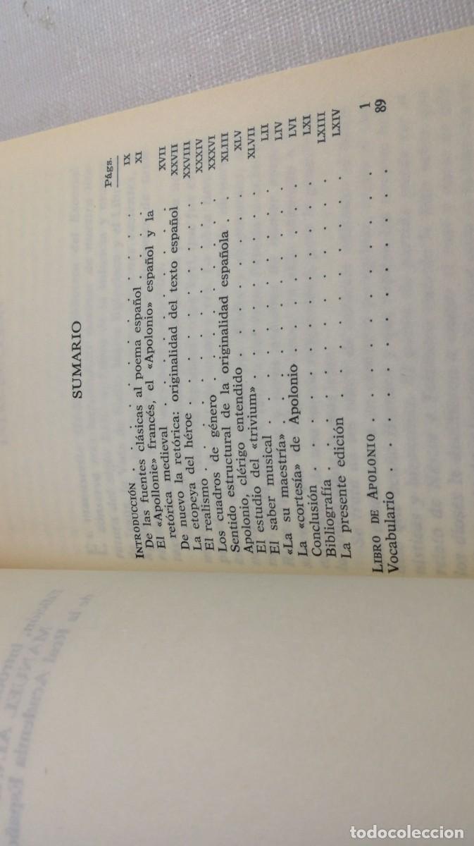 Libros de segunda mano: LIBRO DE APOLONIO / MANUEL ALVAR / Z603 / PLANETA - Foto 8