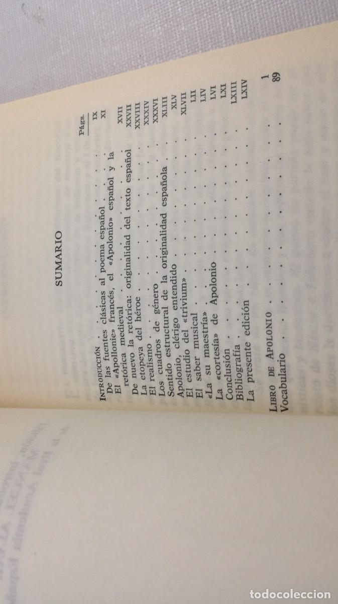 Libros de segunda mano: LIBRO DE APOLONIO / MANUEL ALVAR / Z603 / PLANETA - Foto 9