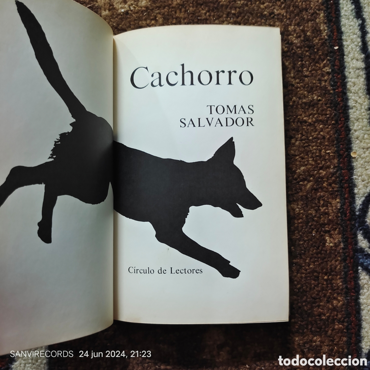 Libros de segunda mano: CACHORRO (TOM&Aacute;S SALVADOR) (C&Iacute;RCULO DE LECTORES) - Foto 2