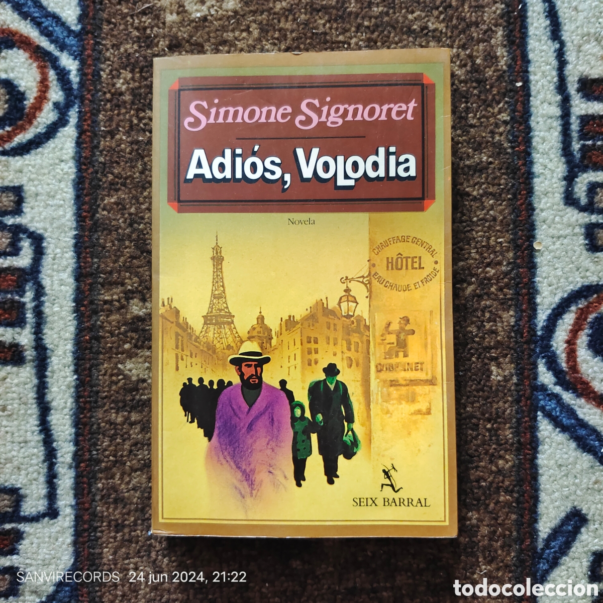 Libros de segunda mano: ADI&Oacute;S, VOLODIA (SIMONE SIGNORET) (SEIX BARRAL) - Foto 1
