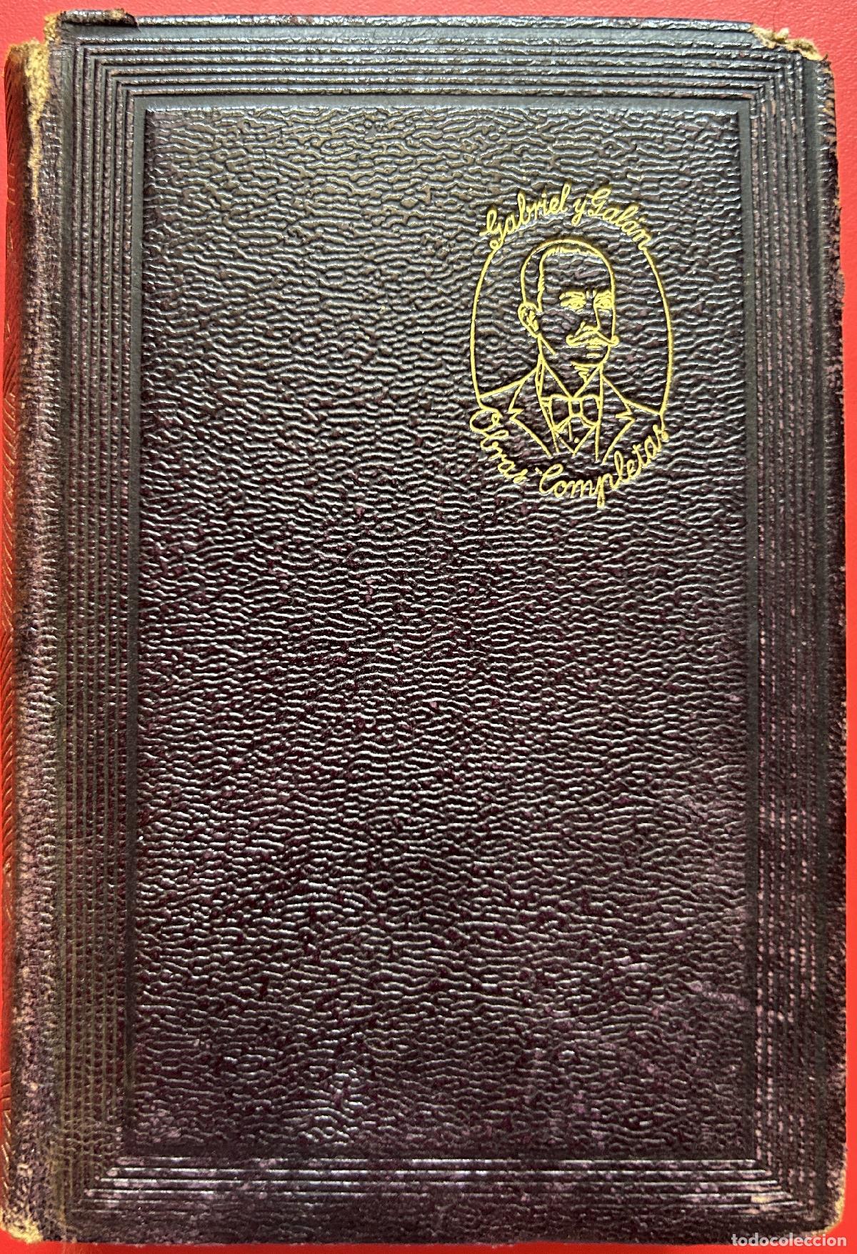 Libros de segunda mano: Obras completas - GABRIEL Y GAL&Aacute;N Jos&eacute; Mar&iacute;a - Foto 2