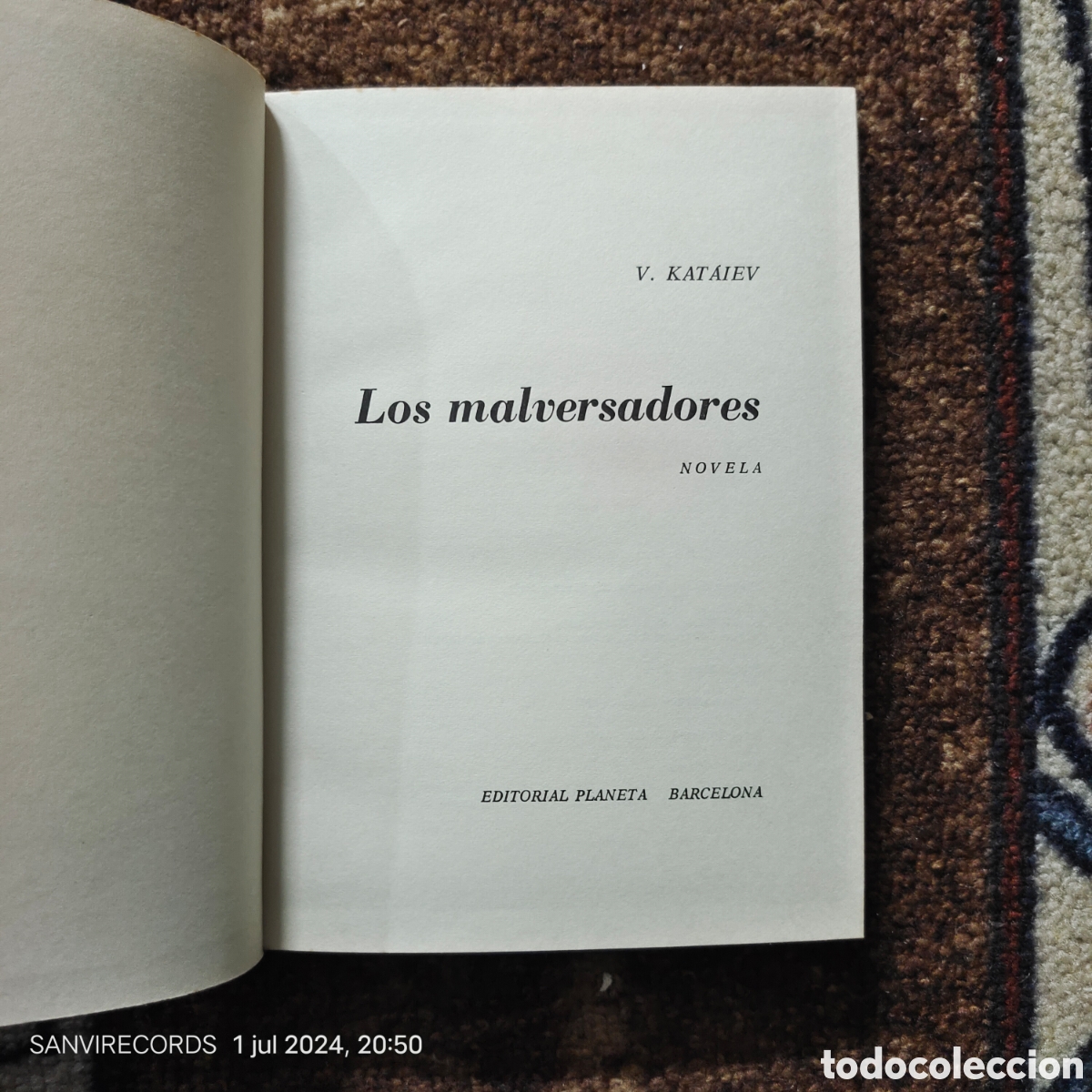 Libros de segunda mano: LOS MALVERSADORES (V. KAT&Aacute;IEV) (PLANETA) - Foto 2