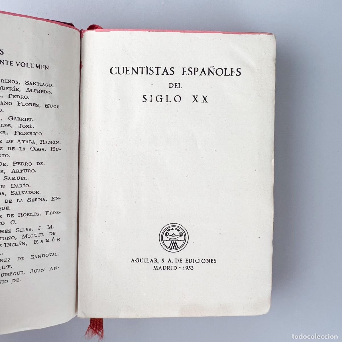 Libros de segunda mano: Cuentos Espa&ntilde;oles del siglo XX - Foto 4