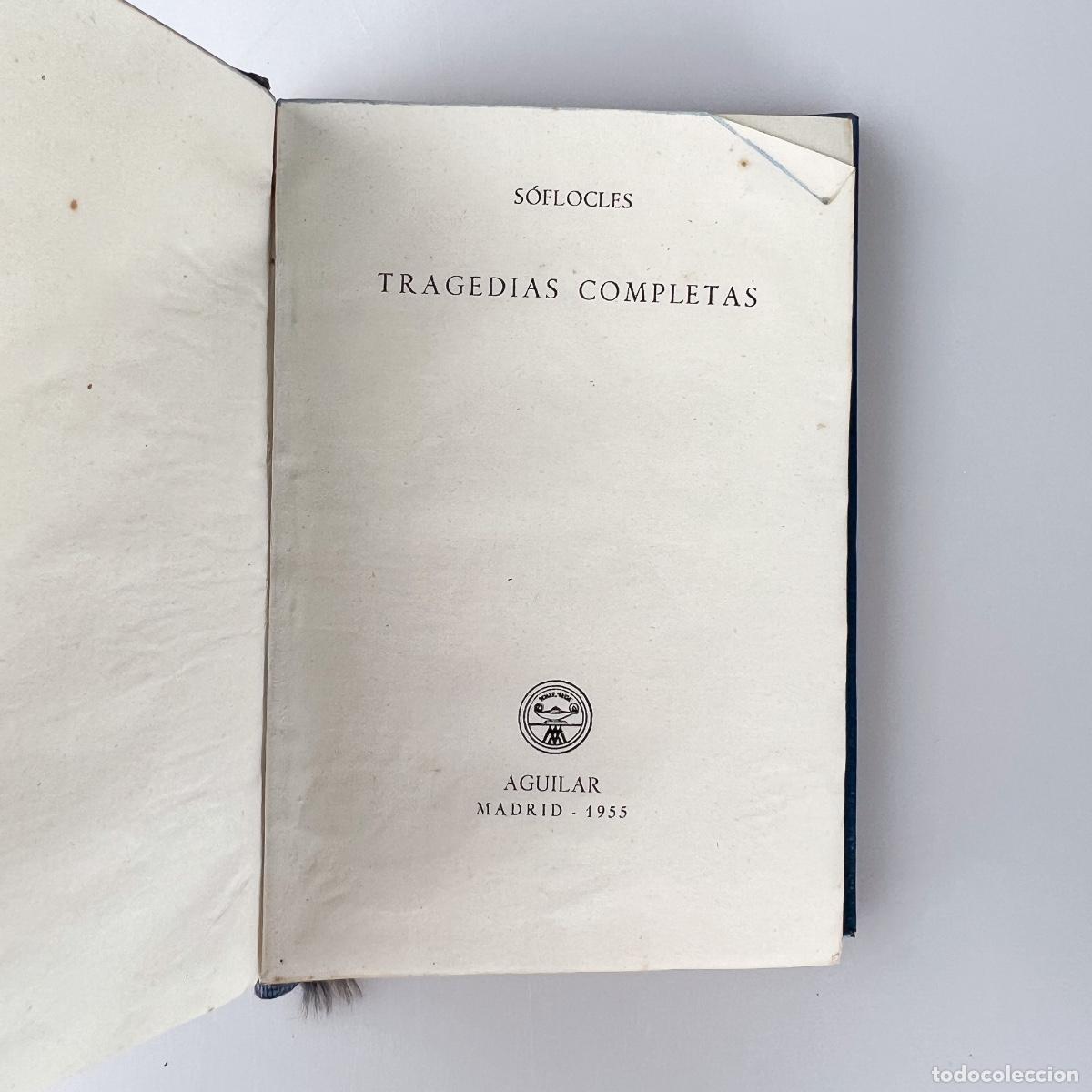 Libros de segunda mano: Tragedias Completas. S&oacute;focles - Foto 4