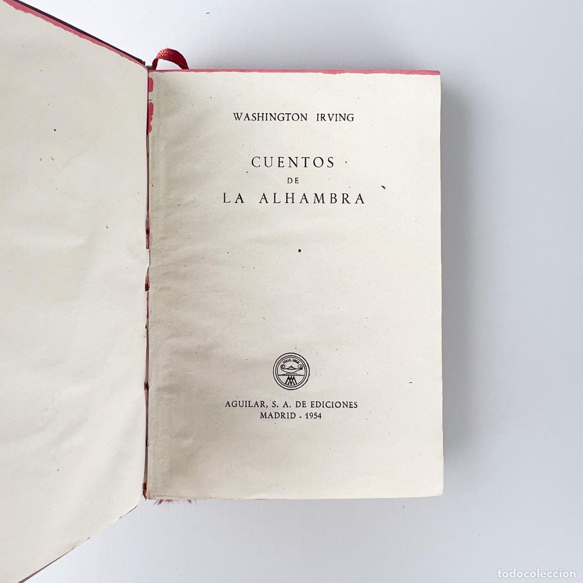 Libros de segunda mano: Cuentos de la Alhambra. Washington Irving - Foto 4
