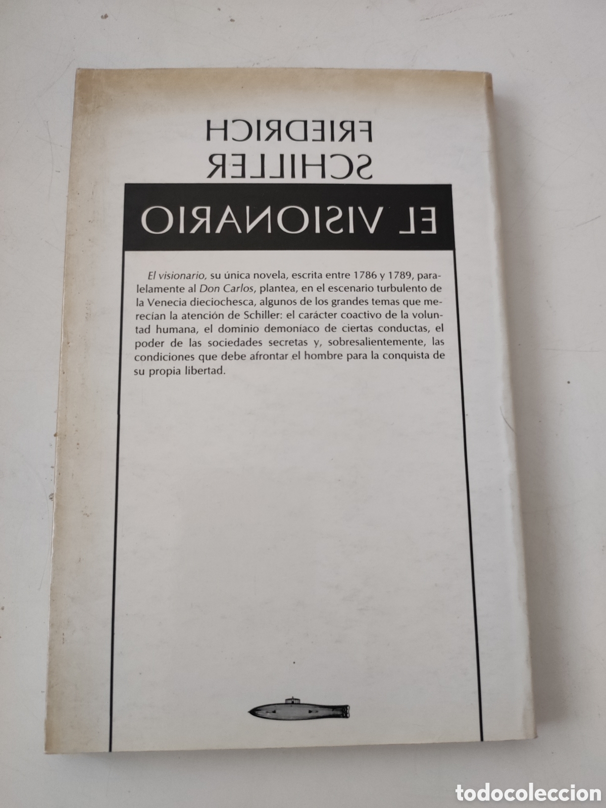 Libros de segunda mano: EL VISIONARIO - F Schiller - Foto 2