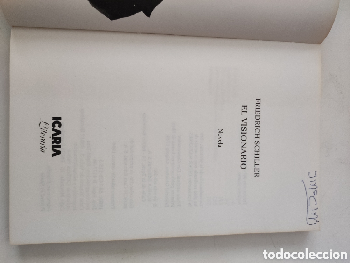 Libros de segunda mano: EL VISIONARIO - F Schiller - Foto 3