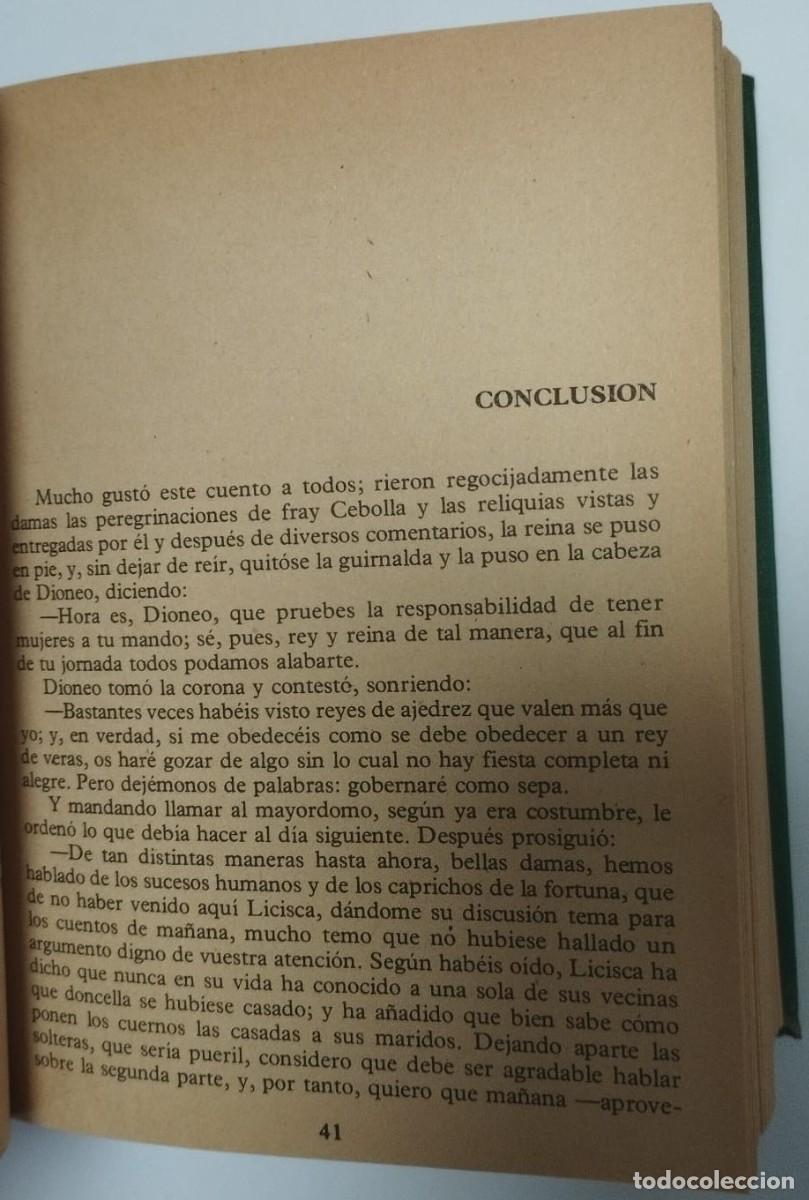 Libros de segunda mano: EL DECAMERON (2a Parte) - GIOVANNI BOCCACCIO - Foto 3