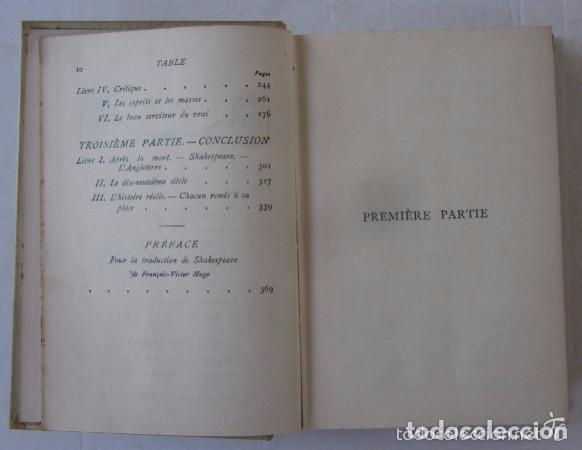 Libros de segunda mano: WILLIAM SHAKESPEARE PAR VICTOR HUGO - COLLECTION NELSON - Foto 4
