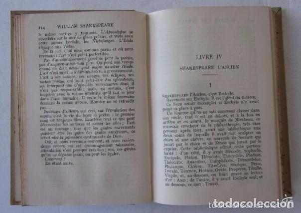 Libros de segunda mano: WILLIAM SHAKESPEARE PAR VICTOR HUGO - COLLECTION NELSON - Foto 5