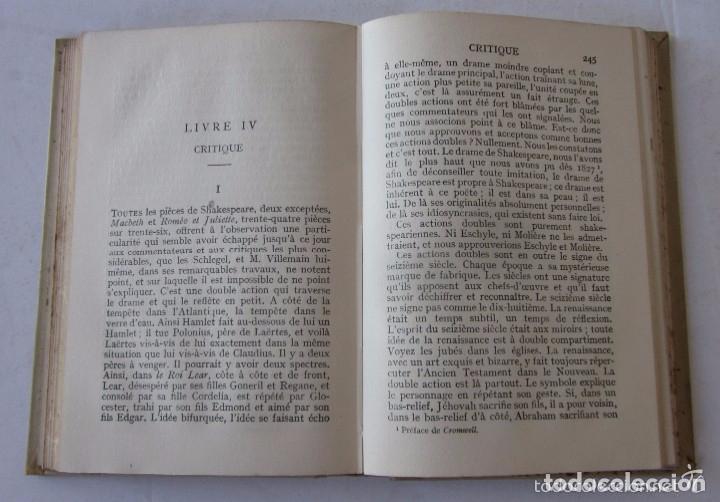 Libros de segunda mano: WILLIAM SHAKESPEARE PAR VICTOR HUGO - COLLECTION NELSON - Foto 7
