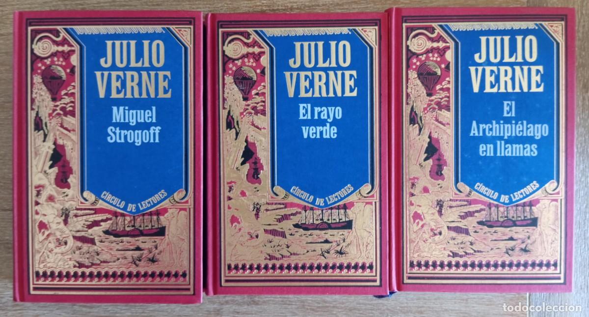 Libros de segunda mano: LOTE 3 LIBROS DE JULIO VERNE - CIRCULO DE LECTORES - Foto 1