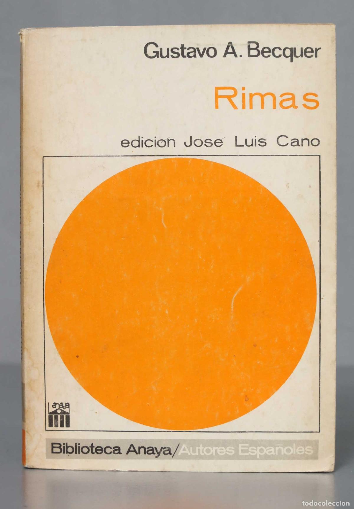 Libros de segunda mano: Gustavo A. Becquer Rimas - Foto 1