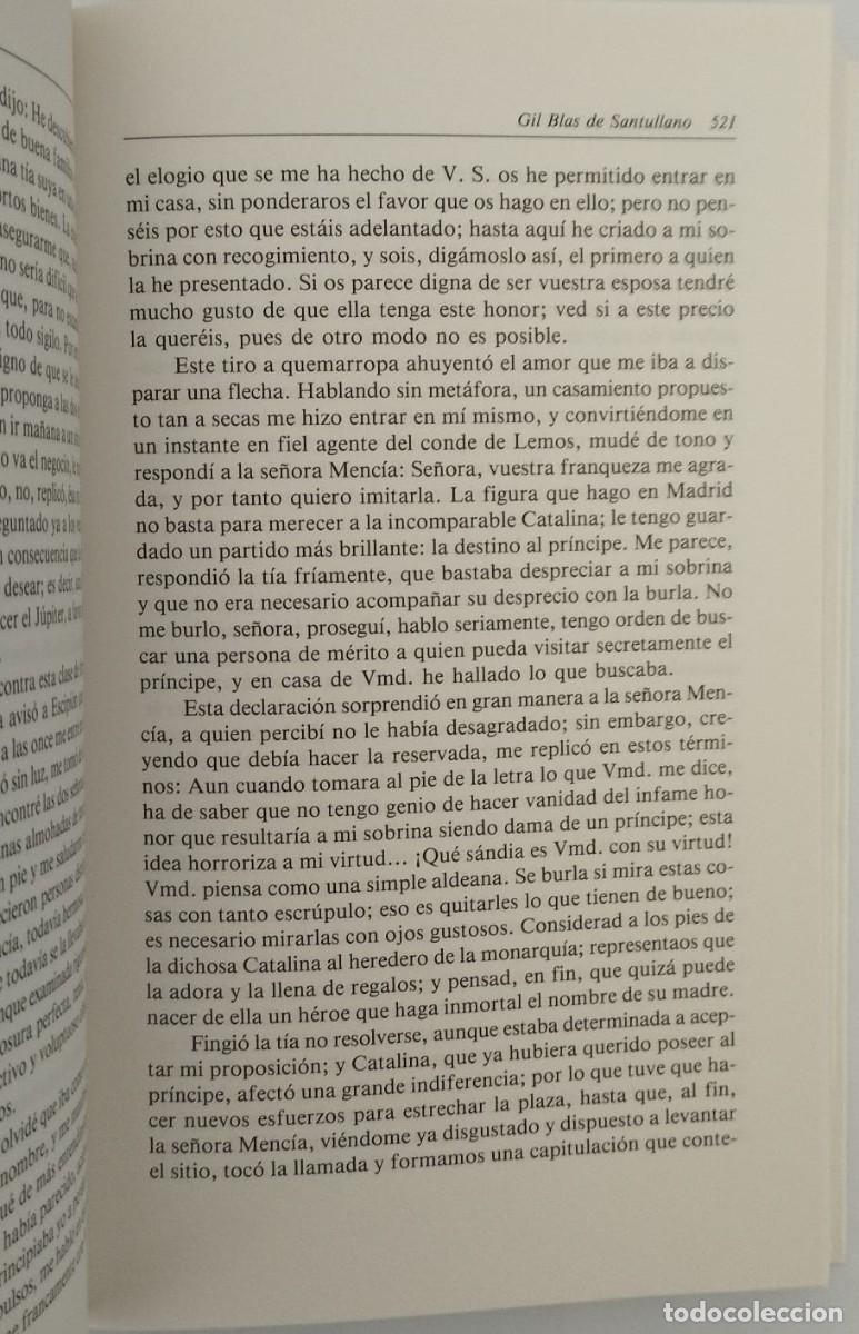 Libros de segunda mano: HISTORIA DE GIL BLAS DE SANTULLANO (Tomo 2) - LESAGE - Foto 3
