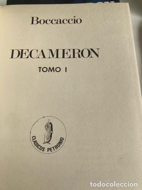 Libros de segunda mano: DECAMERON - BOCACCIO - CLASICOS PETRONIO - 1969 - Foto 4