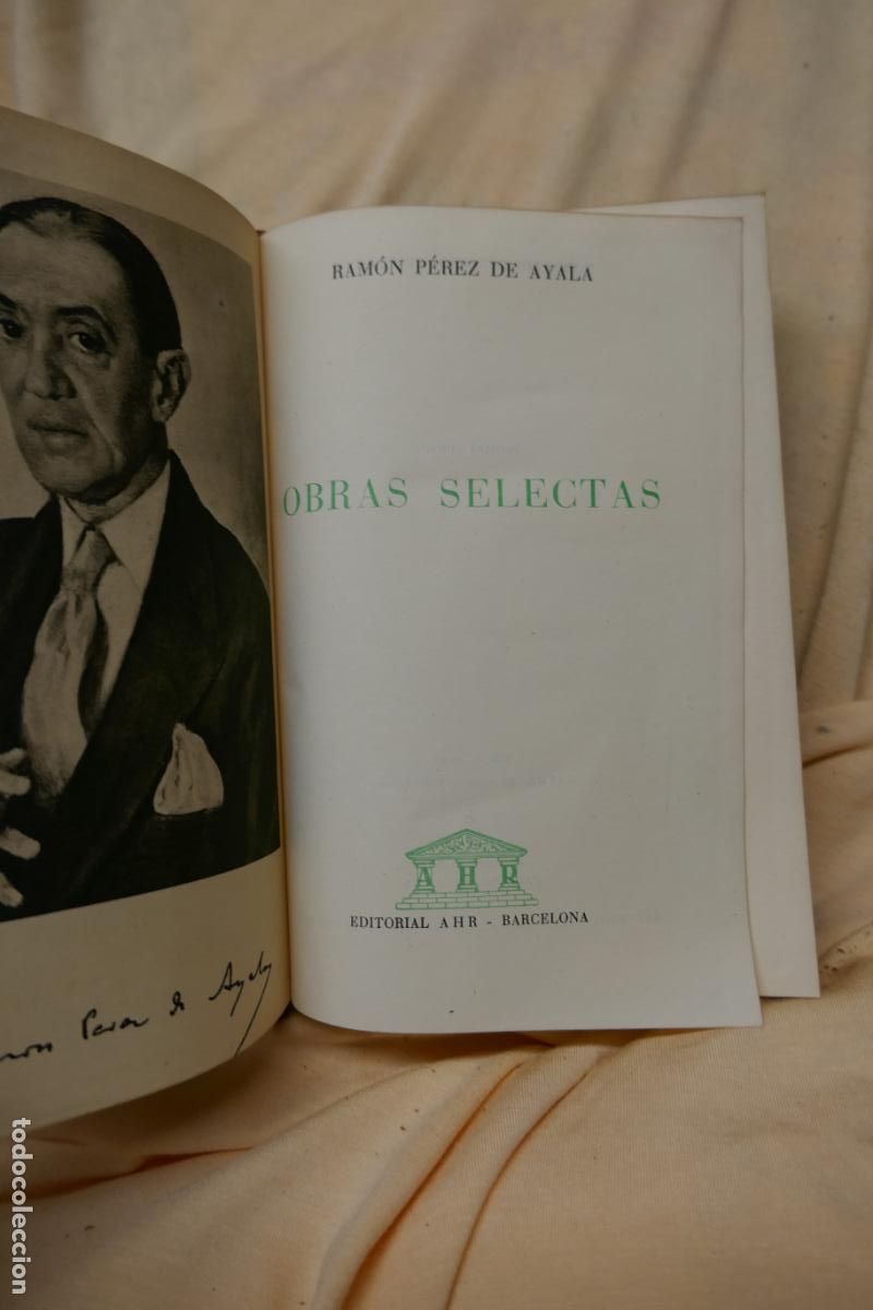 Libros de segunda mano: OBRAS SELECTAS - RAM&Oacute;N P&Eacute;REZ AYALA - ED. AHR 1&ordf; EDICI&Oacute;N - Foto 8
