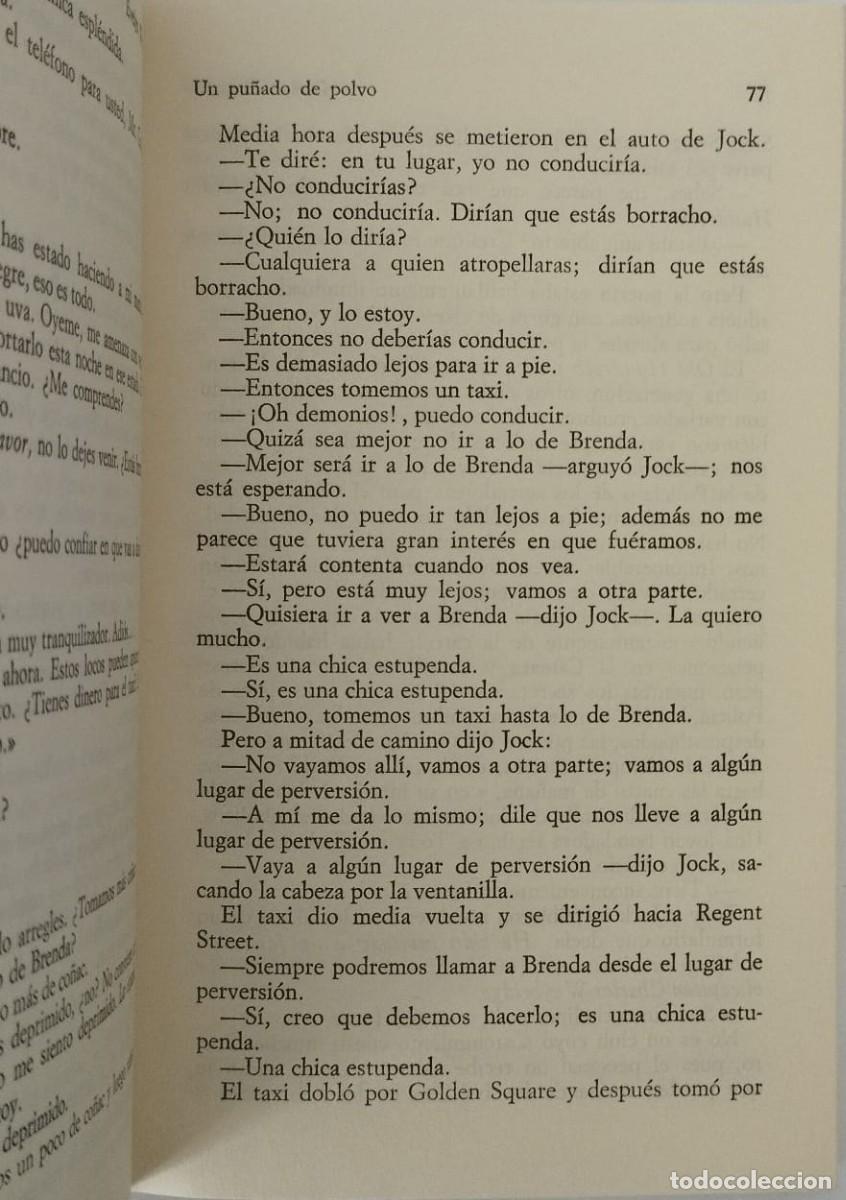Libros de segunda mano: UN PU&Ntilde;ADO DE POLVO - EVELYN WAUGH - Foto 3