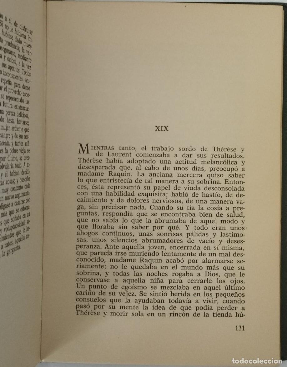Libros de segunda mano: ZOLA - TERESA RAQUIN - Foto 3