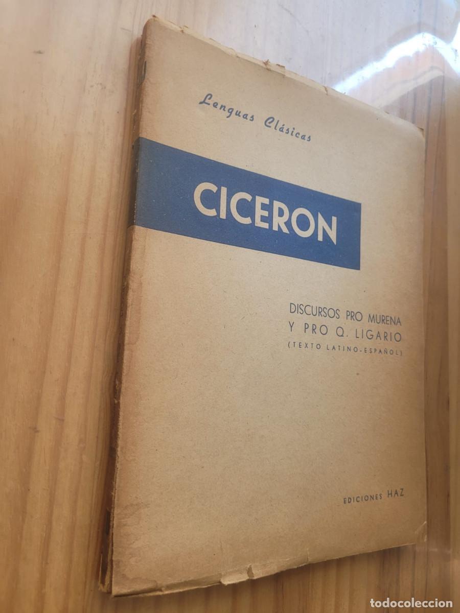 Libros de segunda mano: DISCURSOS PRO MURENA Y PRO Q. LIGARIO - Cicer&oacute;n - Foto 1