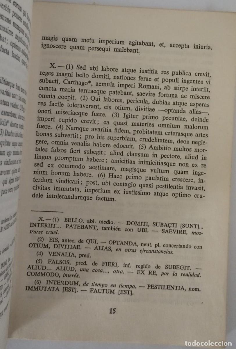 Libros de segunda mano: CONJURACI&Oacute;N DE CATILINA - SALUSTIO - Foto 3
