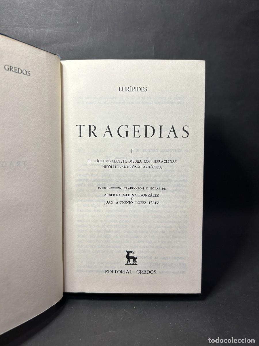 Libros de segunda mano: EUR&Iacute;PIDES - TRAGEDIAS I - 1977 - Foto 3