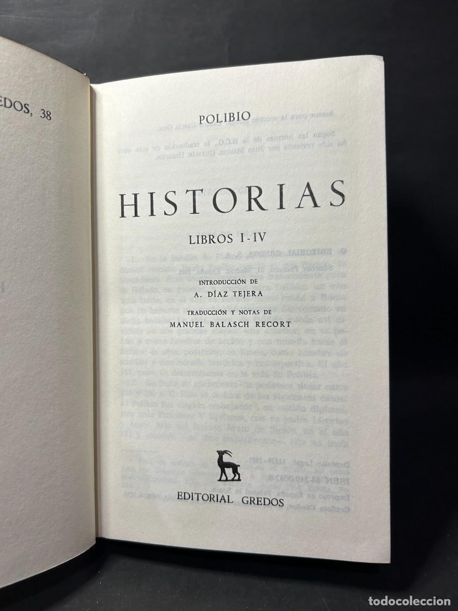 Libros de segunda mano: POLIBIO - HISTORIAS LIBROS I-IV - 1981 - Foto 3
