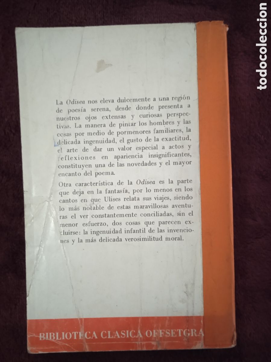 Libros de segunda mano: LA ODISEA / HOMERO -ED. ARGENTINA 1978 - Foto 2
