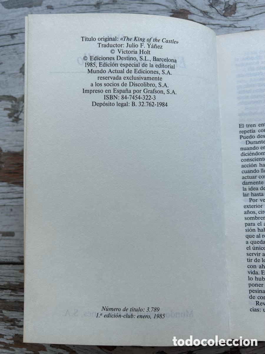 Libros de segunda mano: El rey del castillo - Victoria Holt - Foto 2