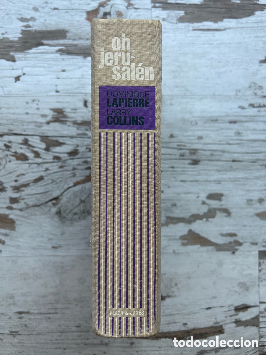 Libros de segunda mano: Oh Jerusal&eacute;n - Dominique Lapierre-Larry Collins - Foto 1