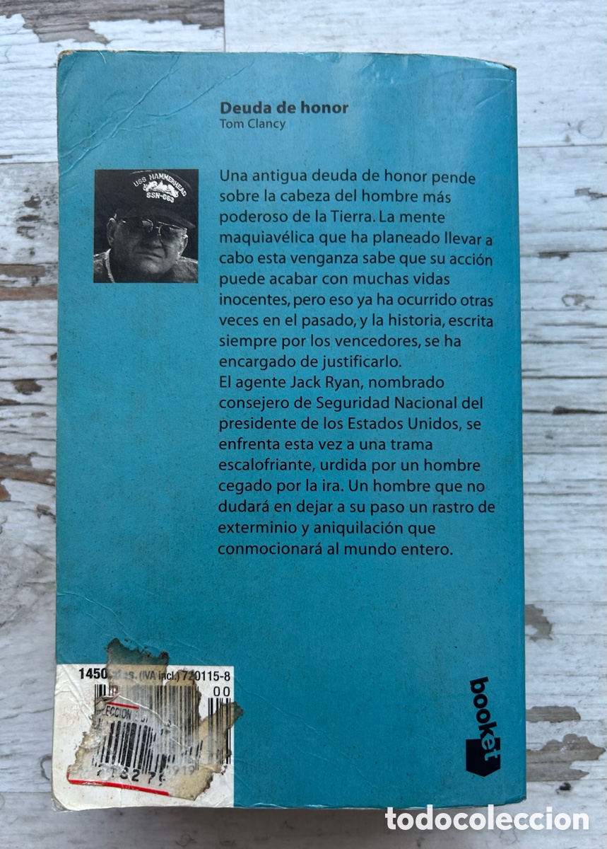 Libros de segunda mano: Deuda de honor - Tom Clancy - Foto 2