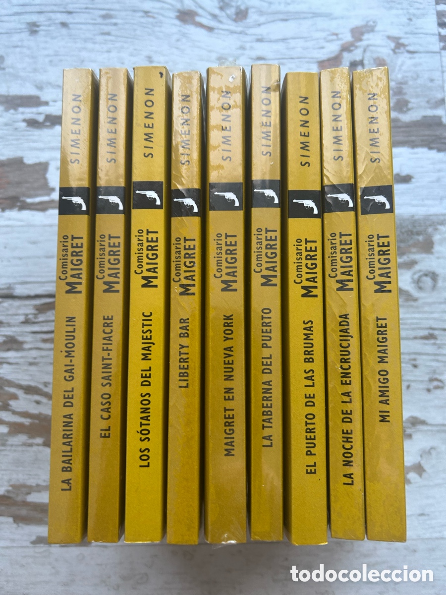 Libros de segunda mano: Lote 9 libros Comisario Maigret - Georges Simeon - Foto 1