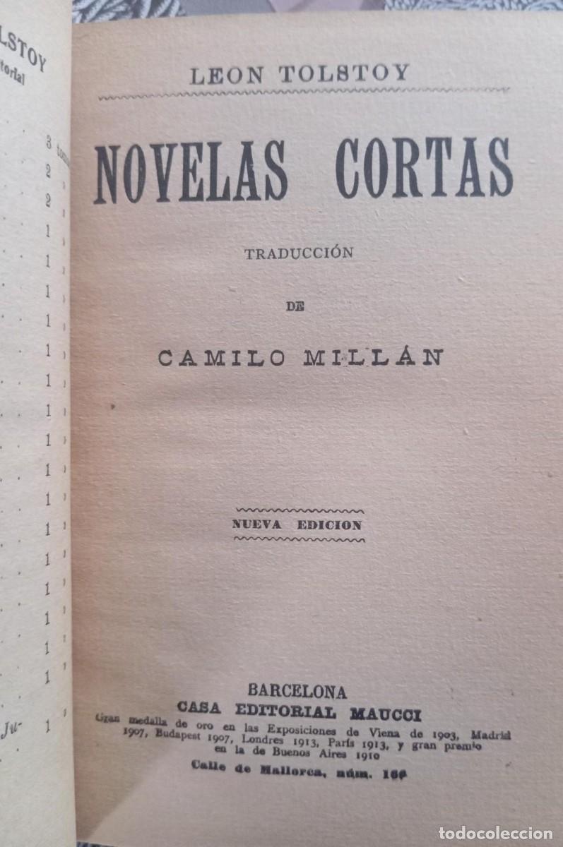 Libros de segunda mano: NOVELAS CORTAS - LEON TOLSTOI - ED. MAUCCI - Foto 3
