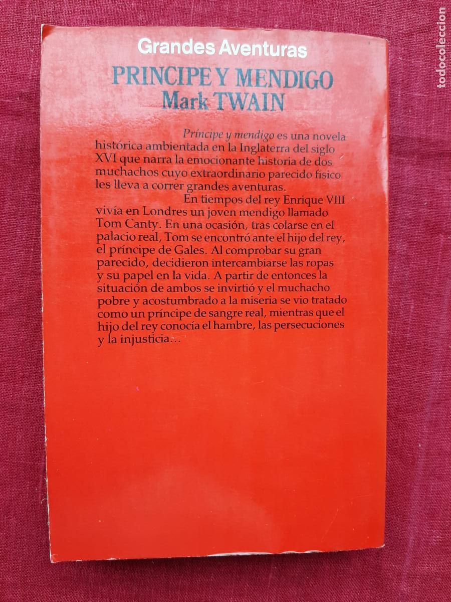 Libros de segunda mano: Pr&iacute;ncipe y mendigo - Twain, Mark - Foto 2