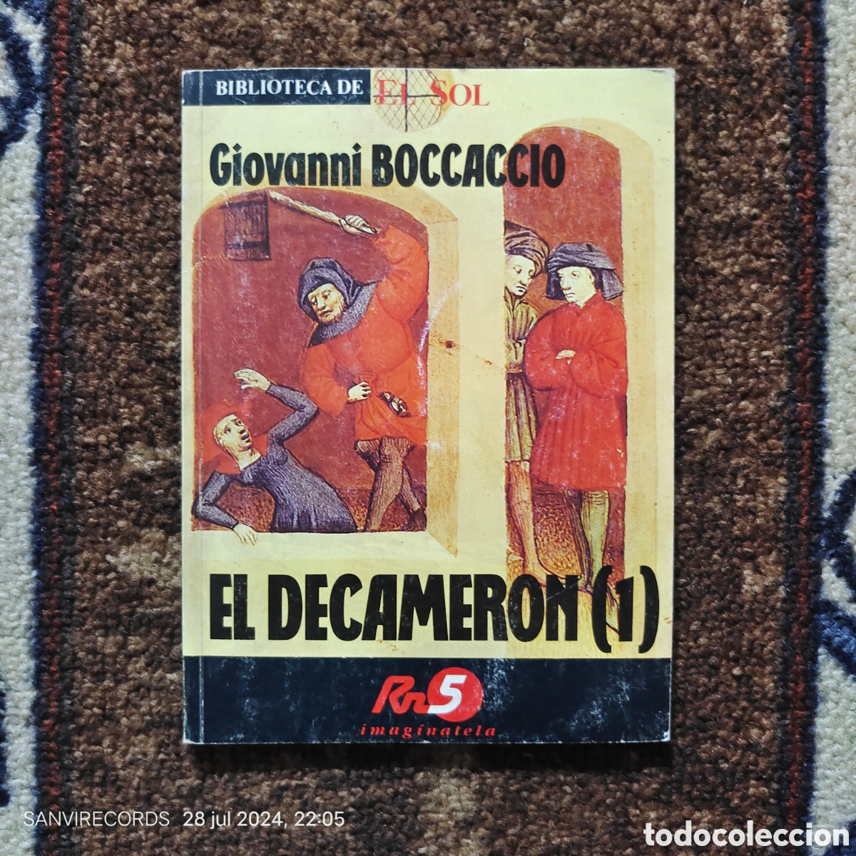 Libros de segunda mano: EL DECAMERON 1 (GIOVANNI BOCCACCIO) (BIBLIOTECA EL SOL) - Foto 1