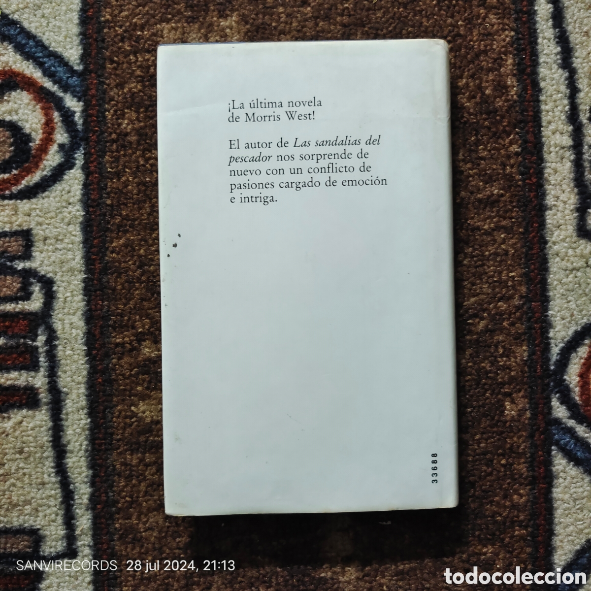 Libros de segunda mano: DIOS SALVE SU ALMA (MORRIS WEST) (C&Iacute;RCULO DE LECTORES) - Foto 2