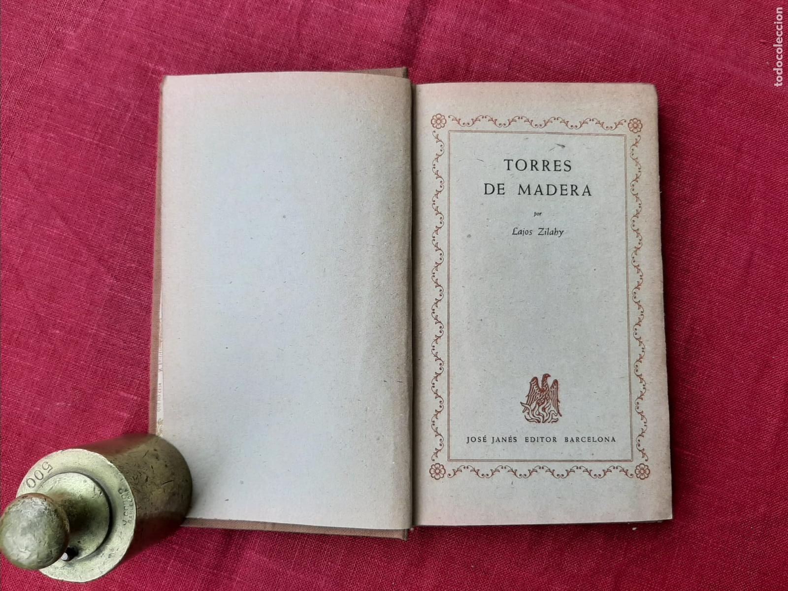Libros de segunda mano: Torres de madera - Zilahy, Lajos - Foto 1