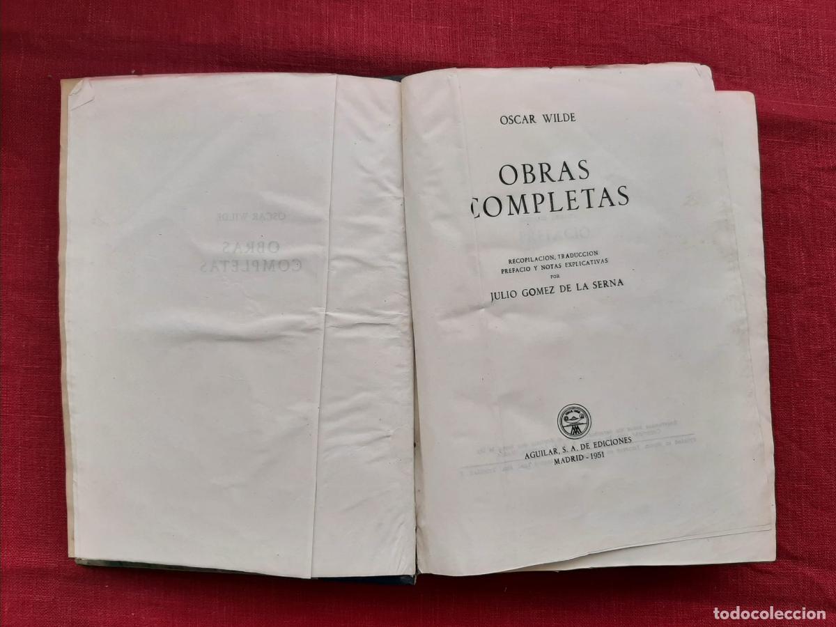 Libros de segunda mano: Obras Completas - Wilde, Oscar - Foto 4