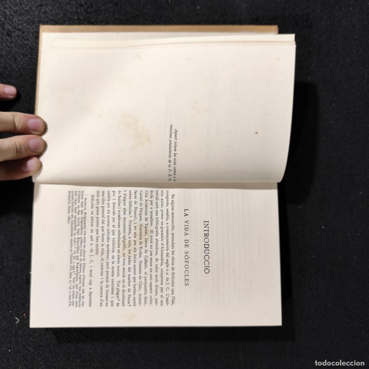 Libros de segunda mano: S&Ograve;FOCLES - TRAG&Egrave;DIES - I - ESCRIPTORS GRECS - 1951 / 1.474 - Foto 9