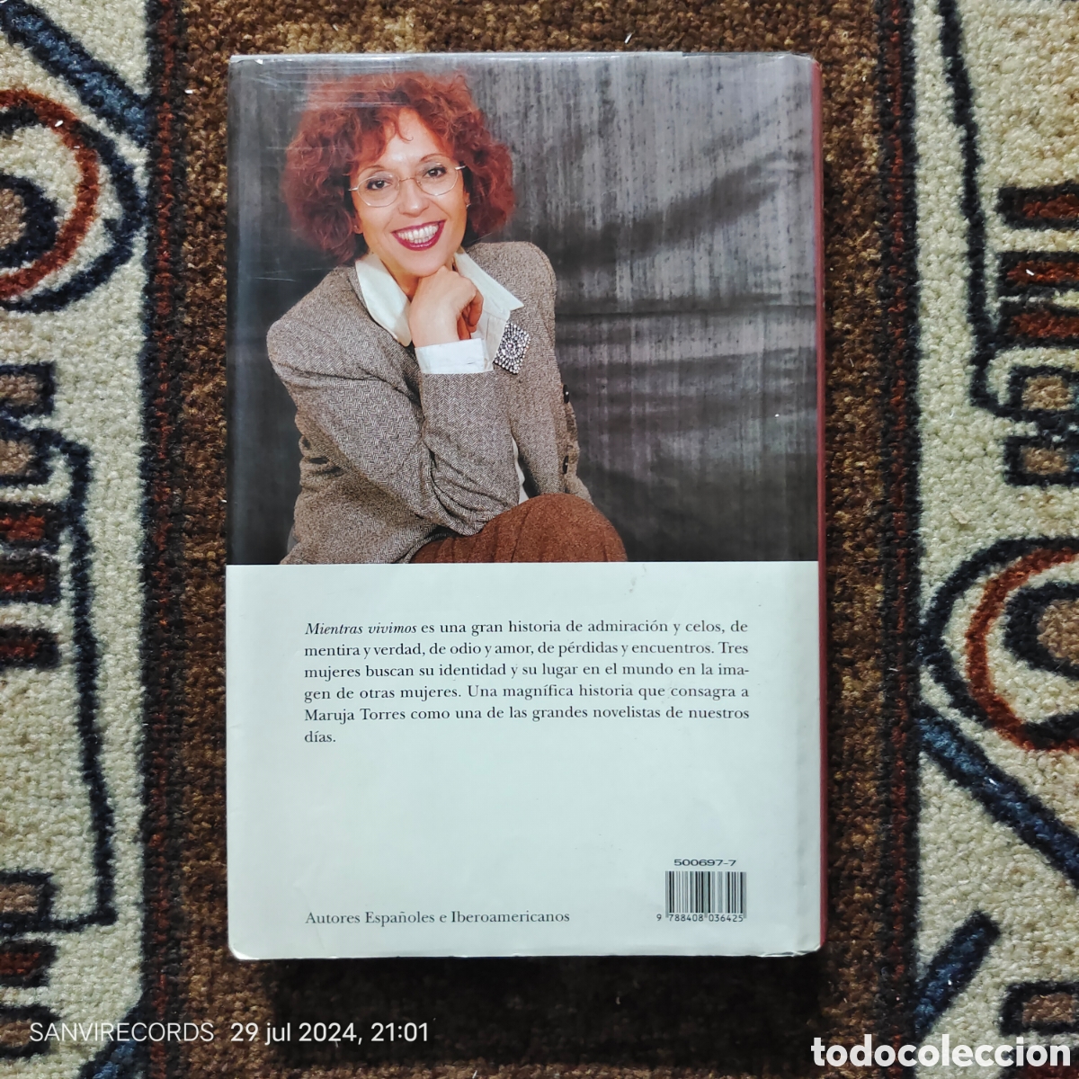 Libros de segunda mano: MIENTRAS VIVIMOS (MARUJA TORRES) (PREMIO PLANETA 2000) - Foto 2