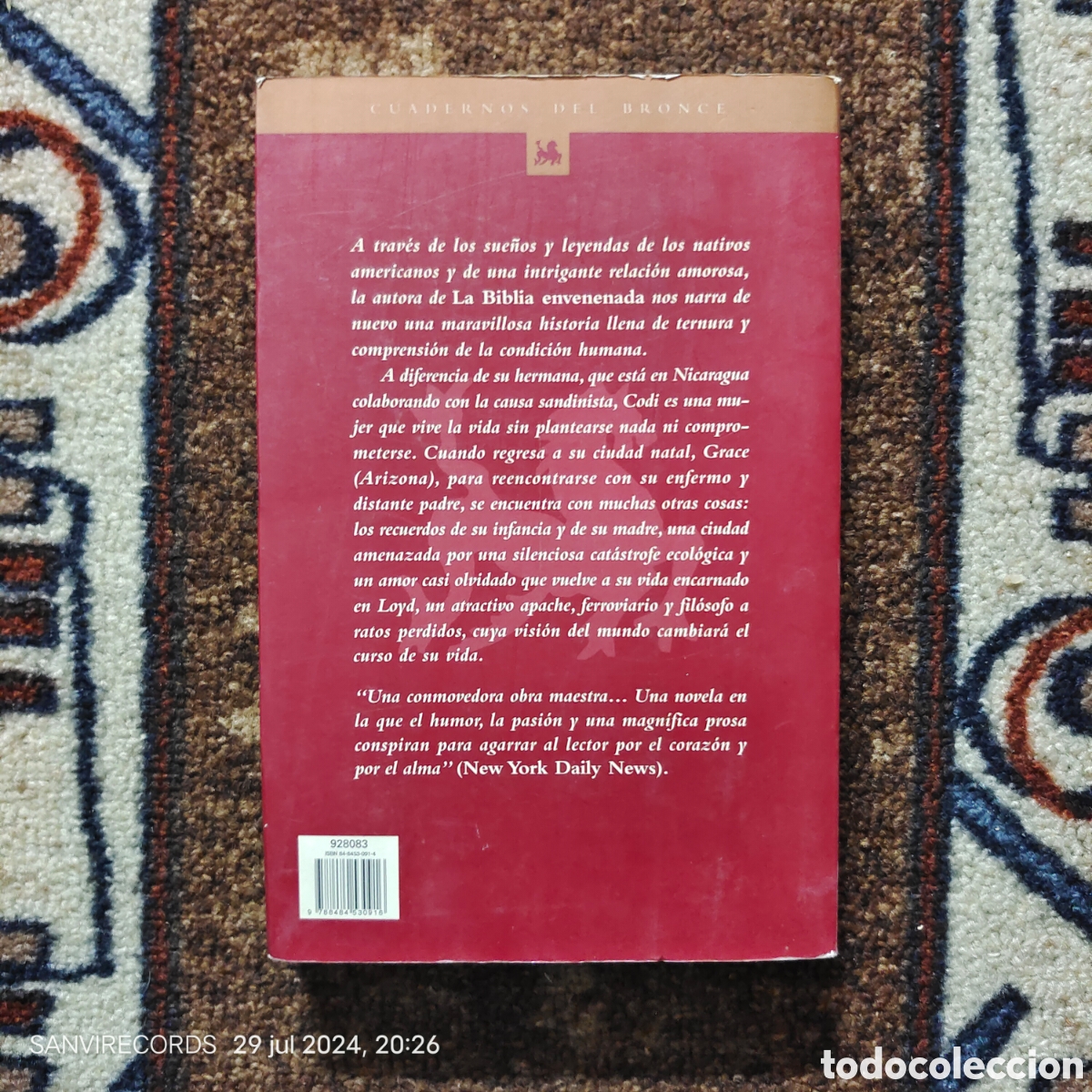 Libros de segunda mano: LOS SUE&Ntilde;OS DE LOS ANIMALES (BARBARA KINGSOLVER) (EDICIONES DEL BRONCE) - Foto 2
