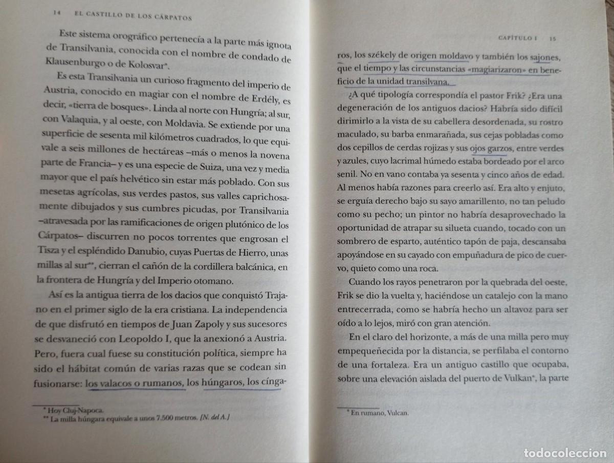 Libros de segunda mano: EL CASTILLO DE LOS CARPATOS - JULIO VERNE - Foto 3