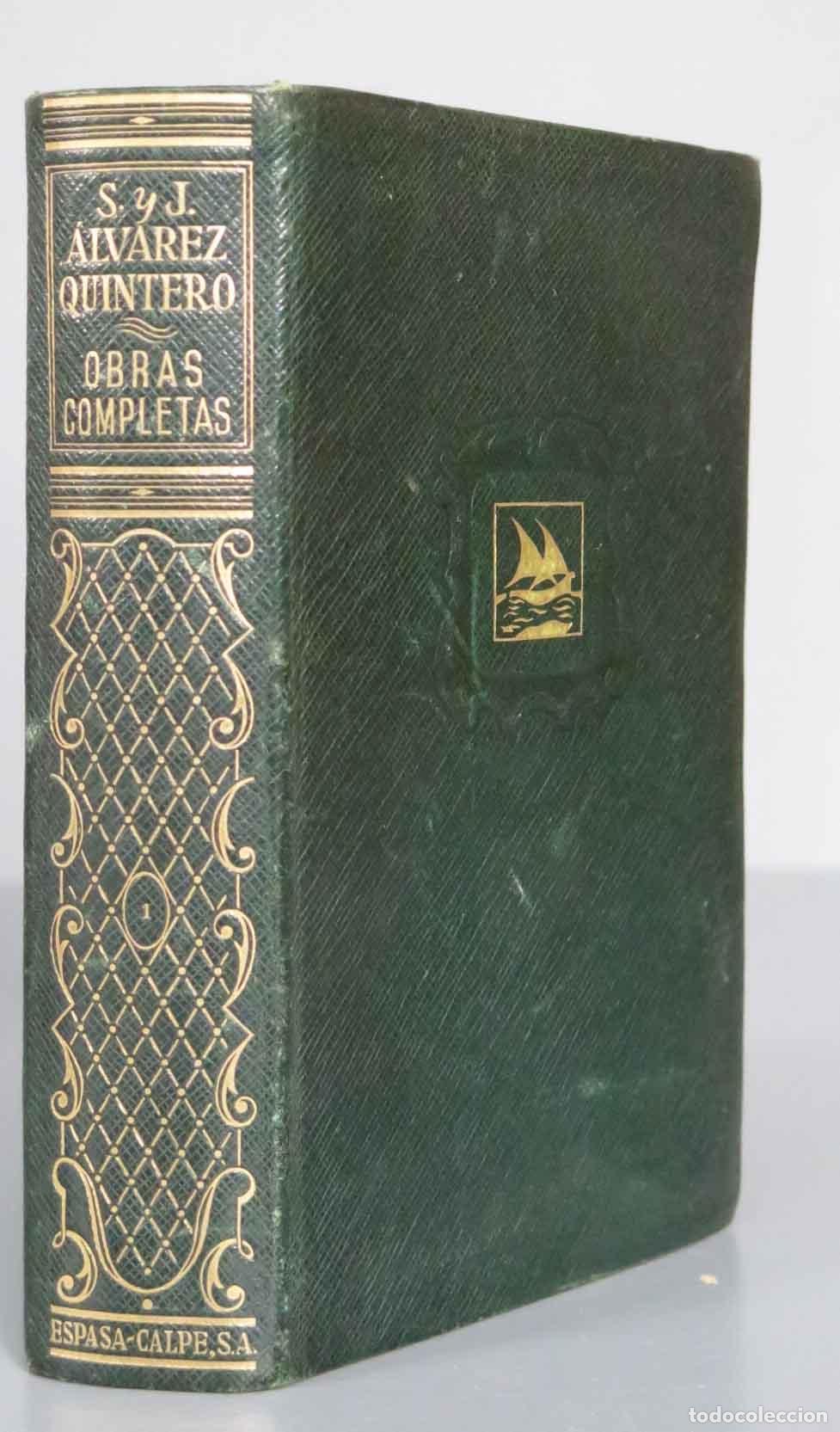 Libros de segunda mano: Obras completas, tomo I &Aacute;lvarez Quintero. - Foto 1