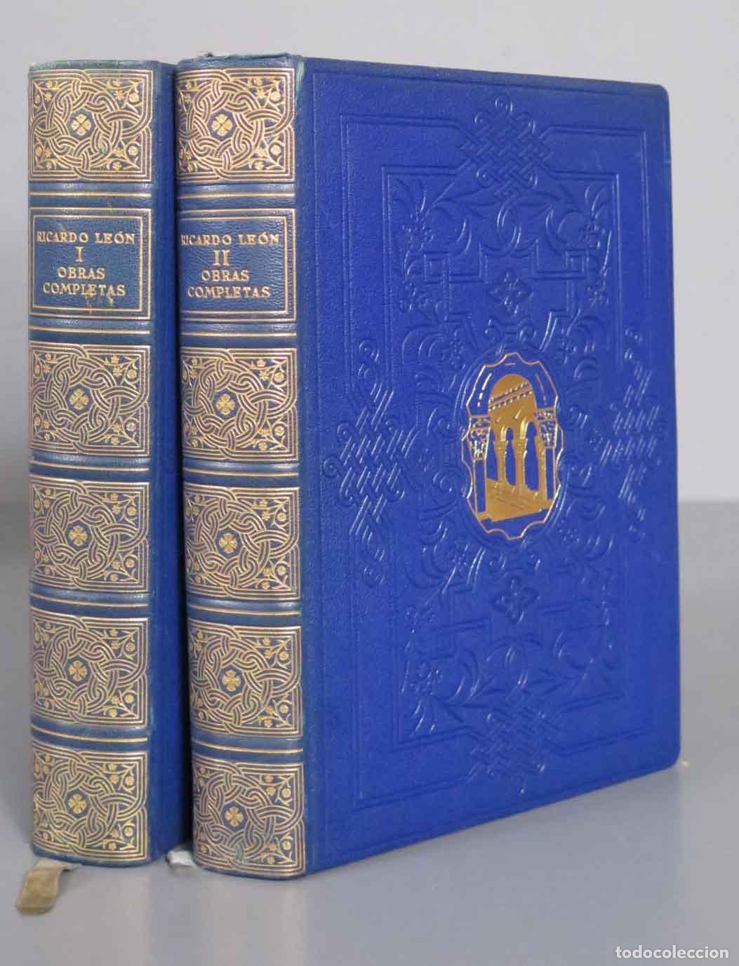Libros de segunda mano: Obras completas. RICARDO LEON. 1952. 2TOMOS - Foto 1