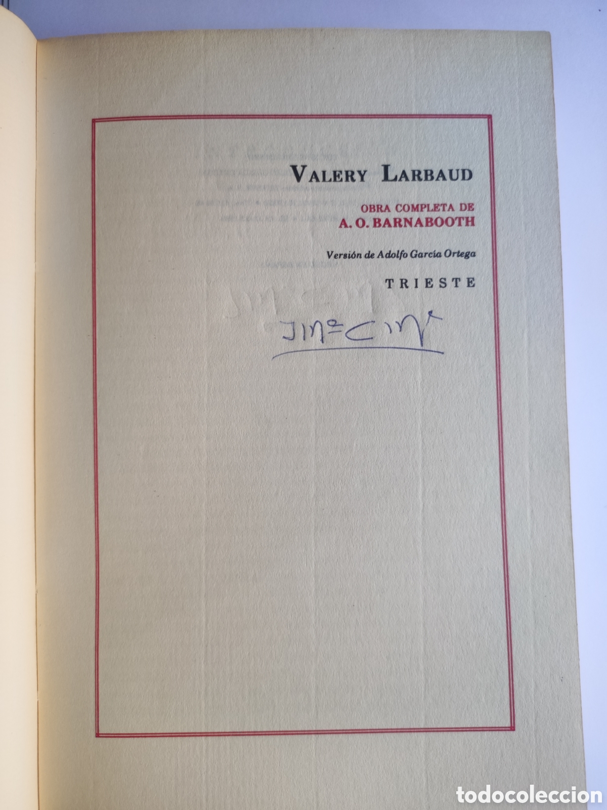 Libros de segunda mano: OBRA COMPLETA DE A O BARNABOOTH .- Escrita por Valery Larbaud - Foto 3