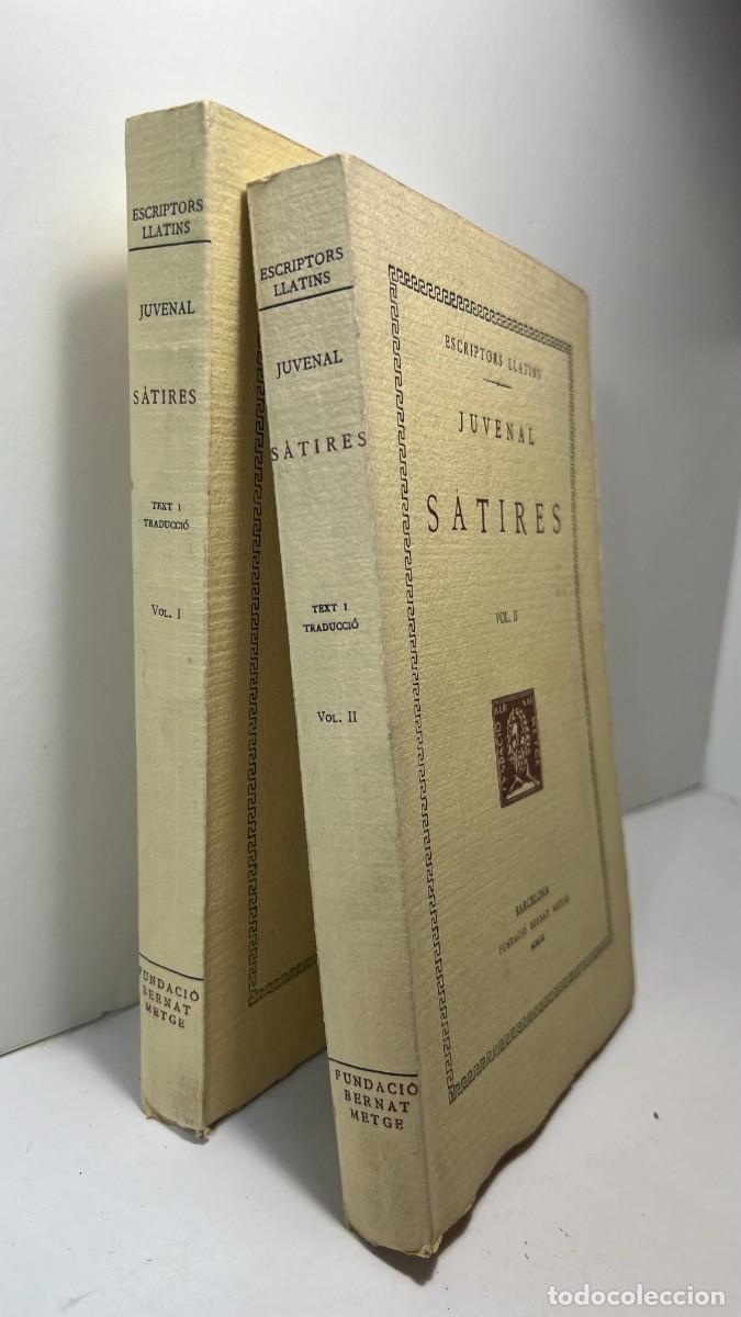 Libros de segunda mano: S&agrave;tires, Juvenal, Fundaci&oacute; Bernat Metge - Foto 2