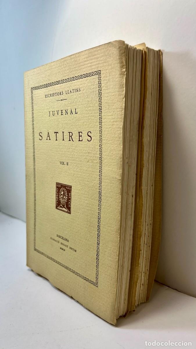 Libros de segunda mano: S&agrave;tires, Juvenal, Fundaci&oacute; Bernat Metge - Foto 3