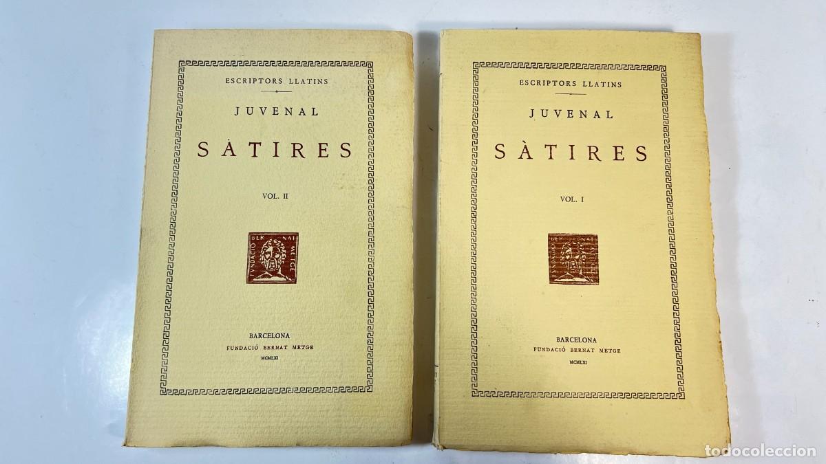 Libros de segunda mano: S&agrave;tires, Juvenal, Fundaci&oacute; Bernat Metge - Foto 1