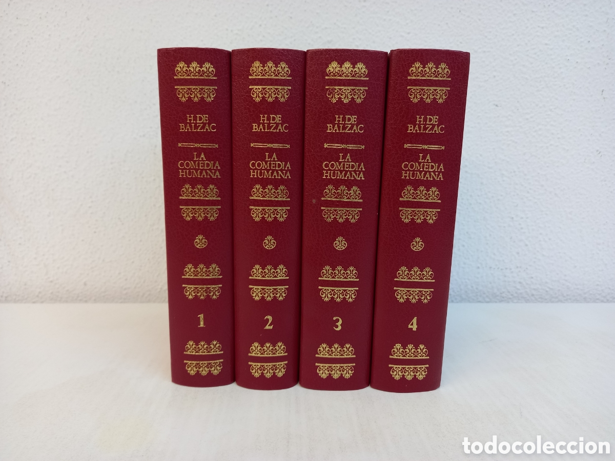 Libros de segunda mano: La comedia humana. BALZAC. EDAF. 4 Tomos. Completa - Foto 2