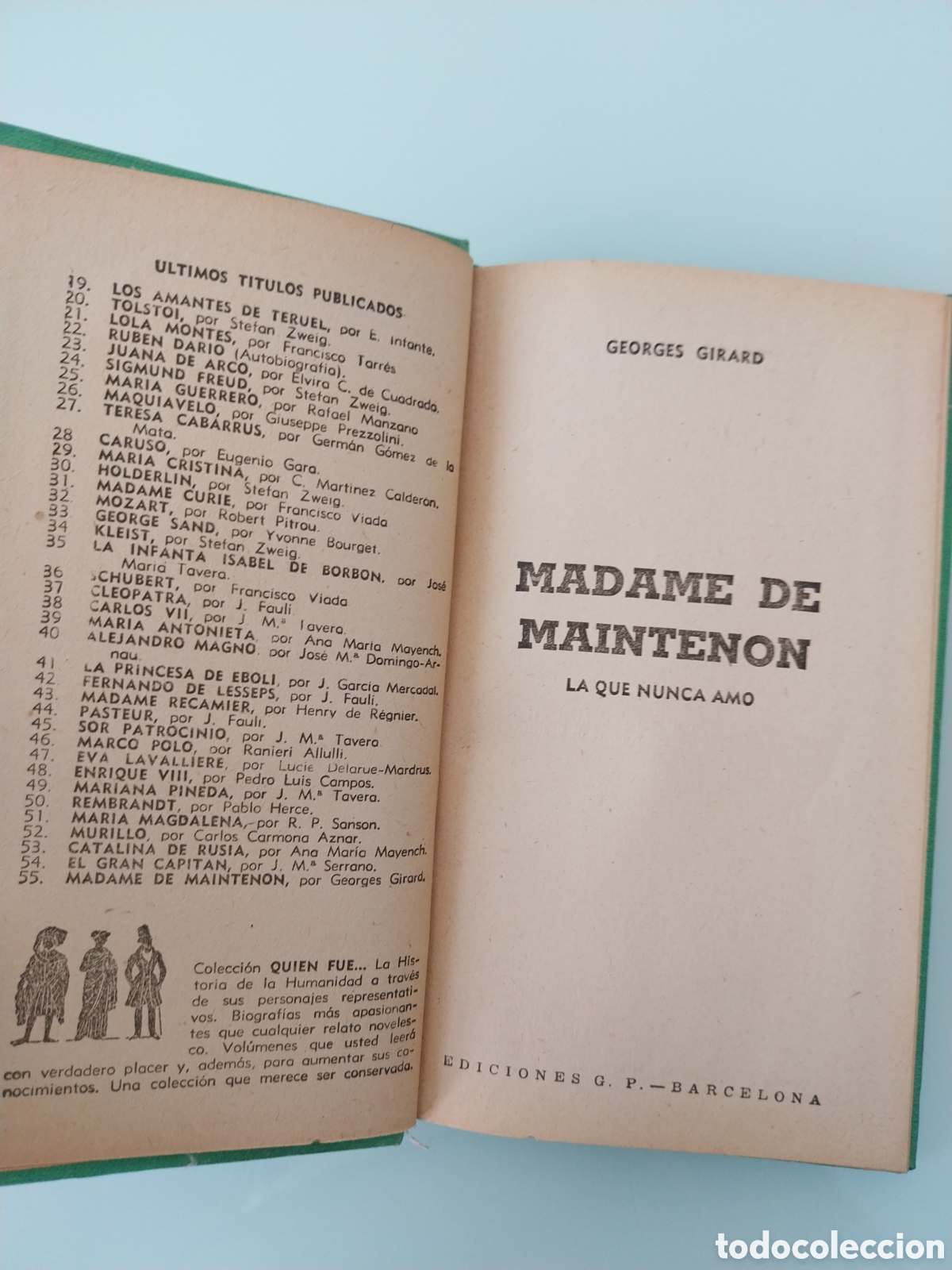 Libros de segunda mano: MADAME DE MAINTENON (GEORGES GIRARD) (EDICIONES GP) - Foto 4